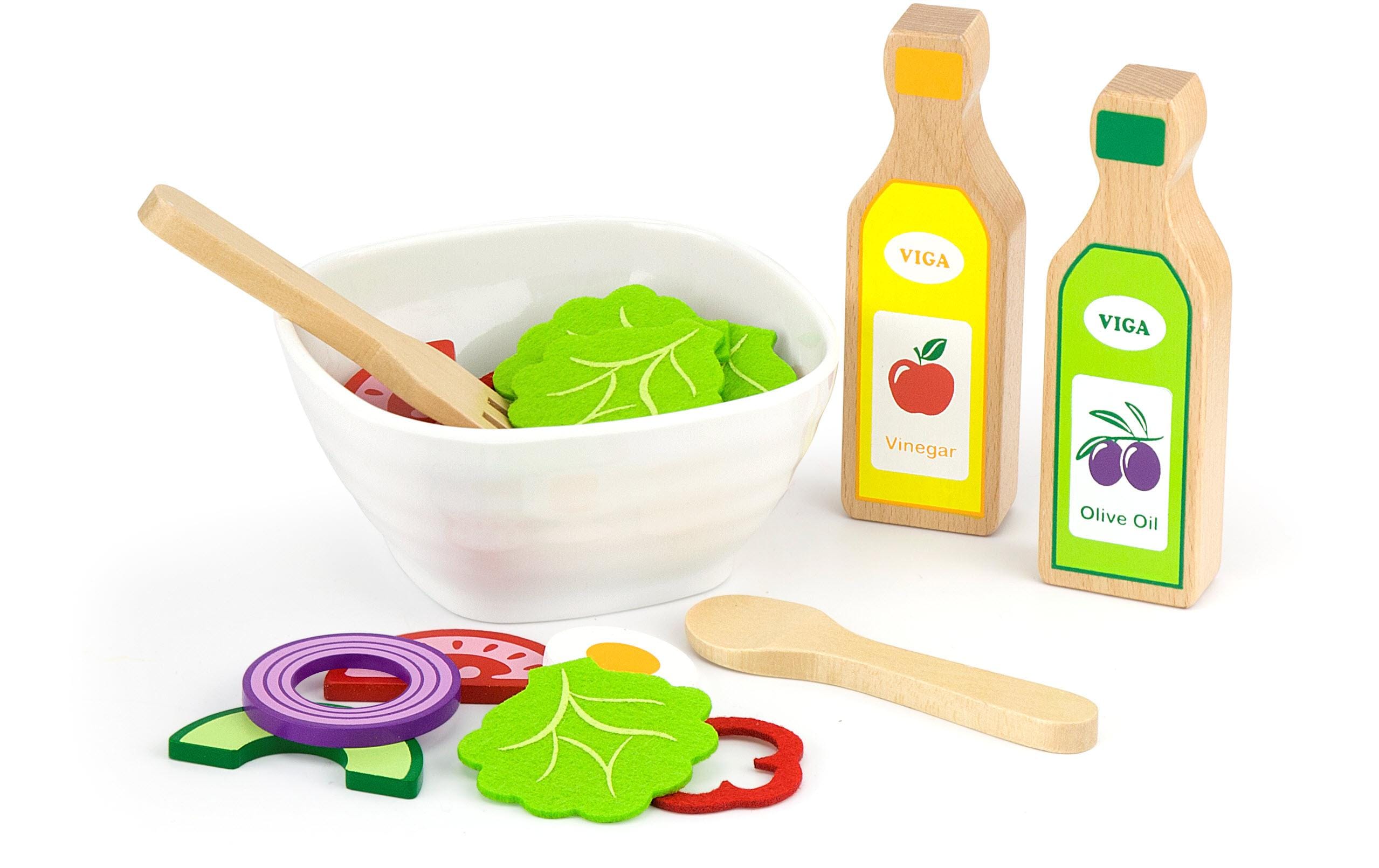 Spiel-Lebensmittel Salat-SetLebensmittel-Spielset