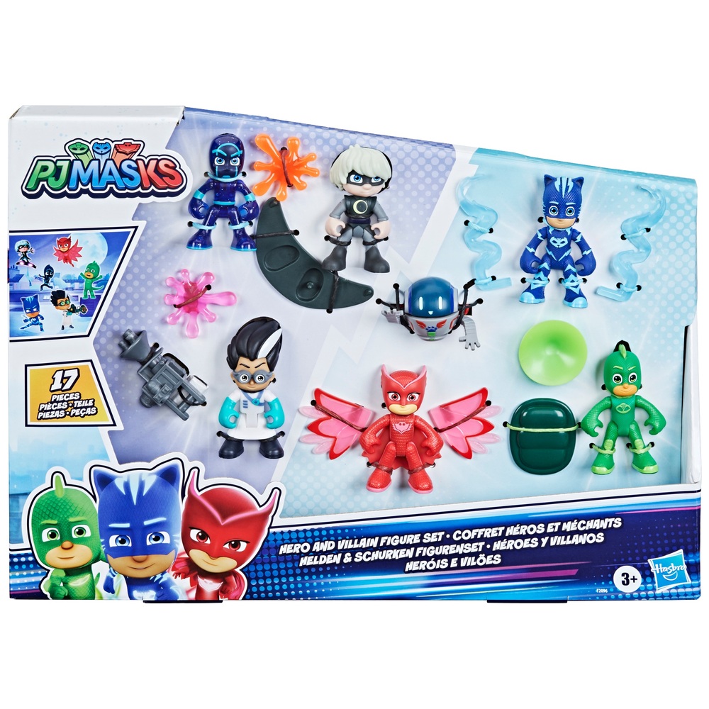 PJ Masks Helden- und Schurkenfigurenset