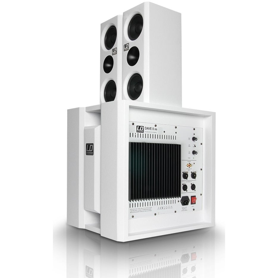 LD Systems Dave 8 XS W draagbaar PA-systeem wit