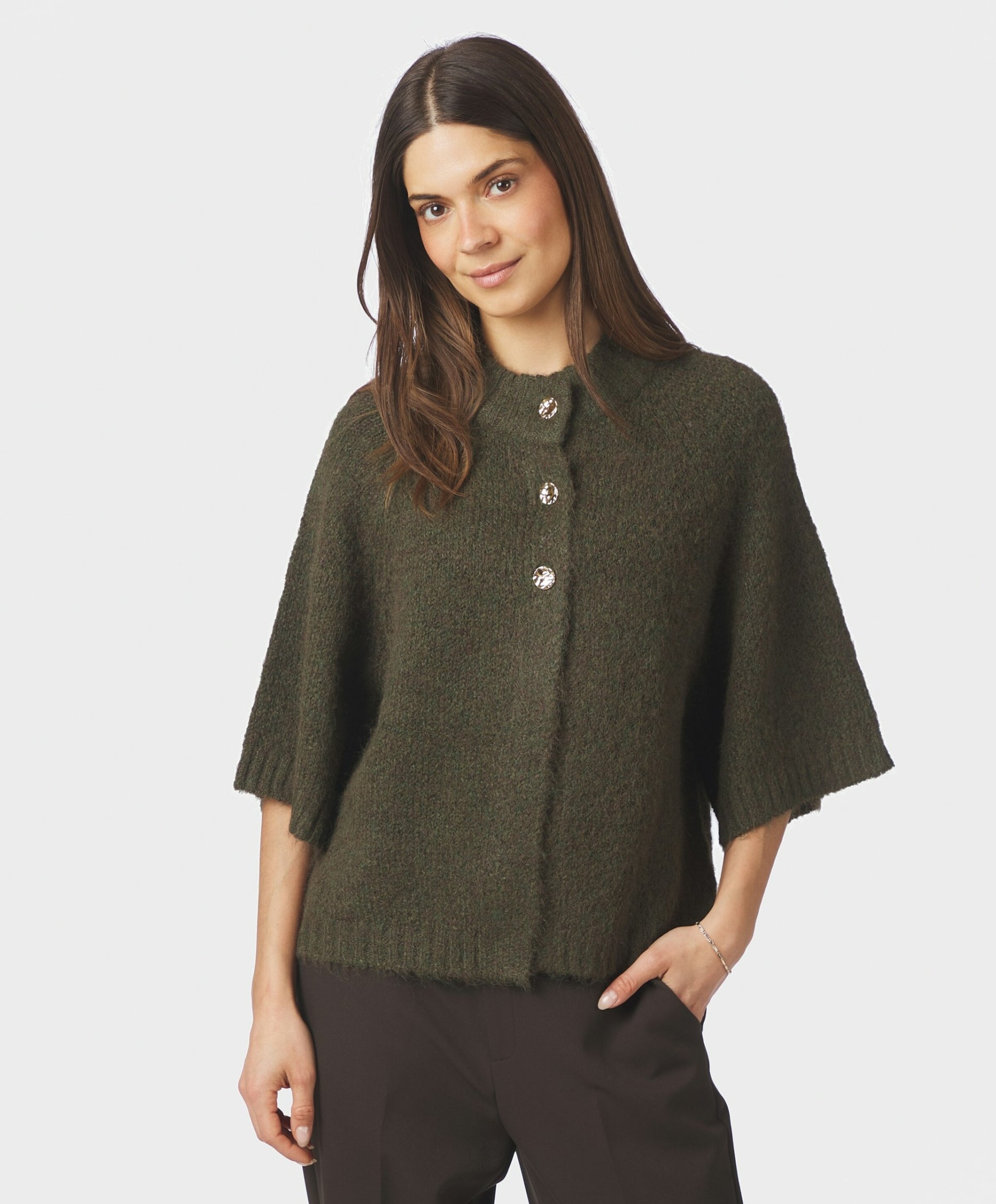 Neo Noir Dames vest groen