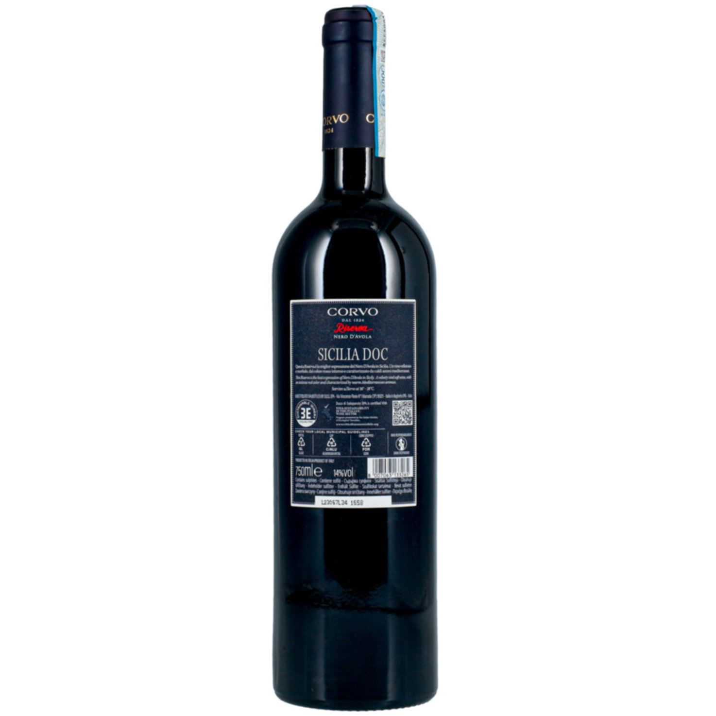 Terre Siciliane IGT Nero d'Avola Riserva Corvo Duca di Salaparuta -75cl