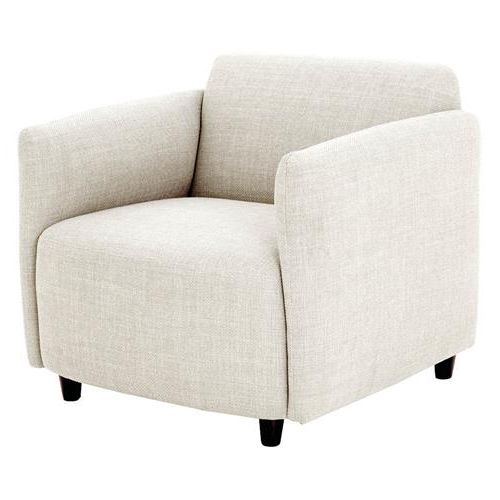 Fauteuil White Bradfort  B84 x D84 x H76 cm