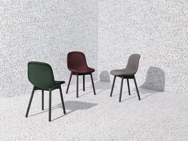 Hay Neu Chair gestoffeerde stoel steelcut 190, zwart