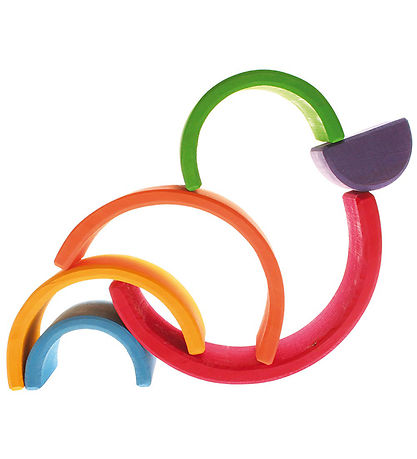 Grimms Holzspielzeug - Regenbogen - 6 Teile - Bunt