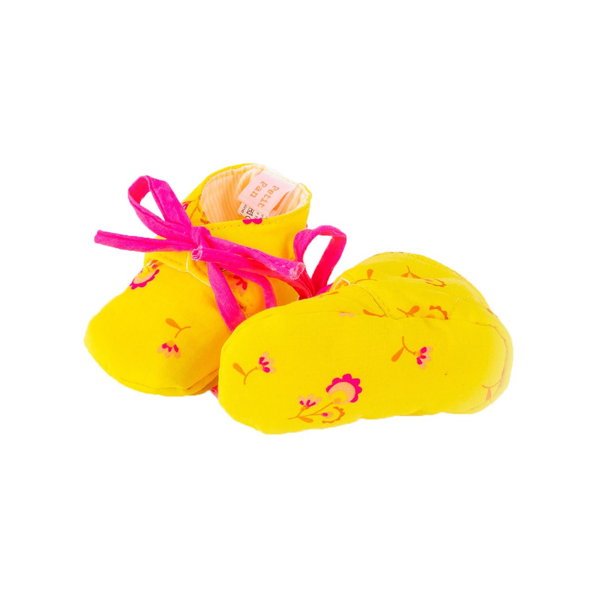 Chaussons Illska jaune 0-3 mois Petit Pan