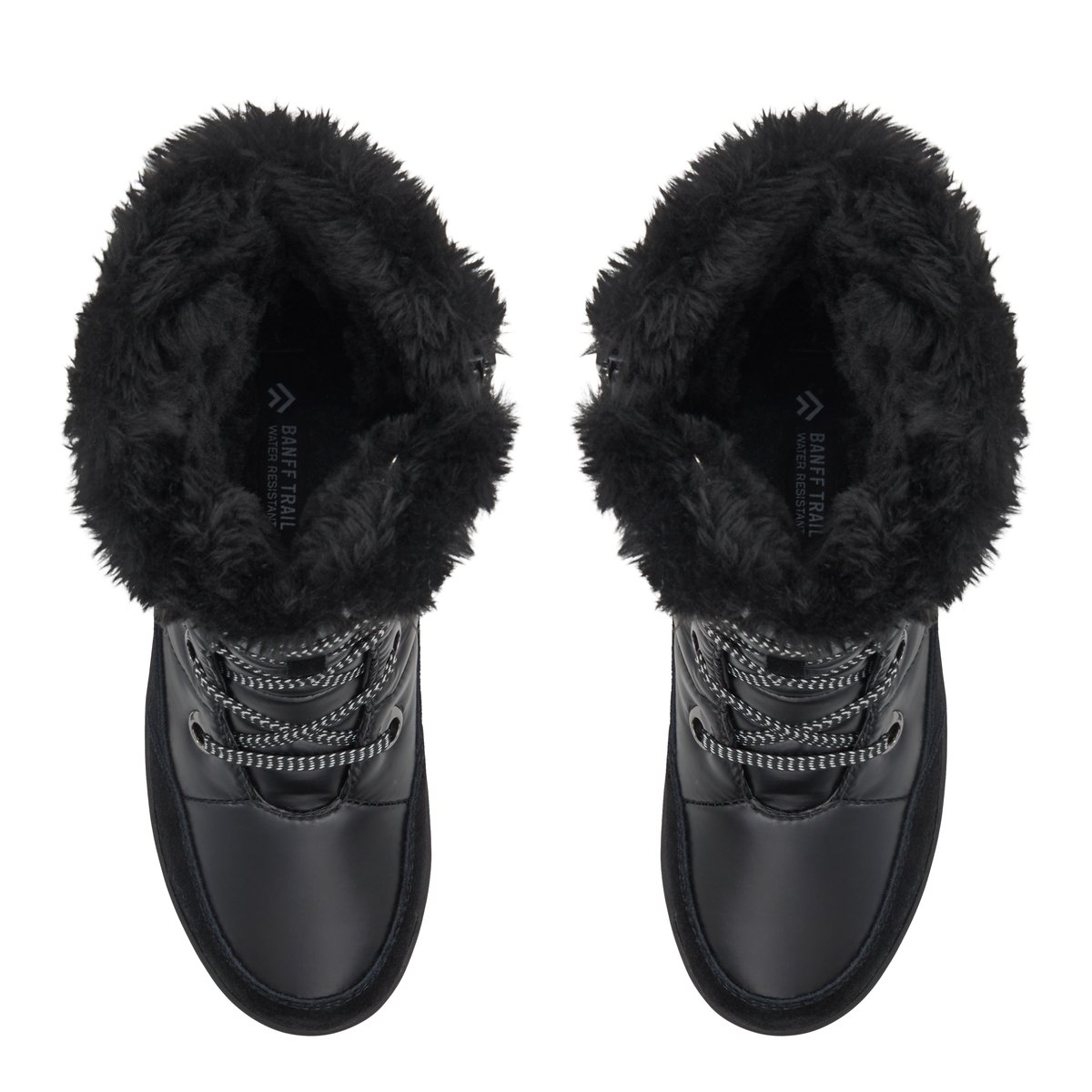 BANFF TRAIL-Froreri-Bottillon d'hiver - Talon plat - Noir