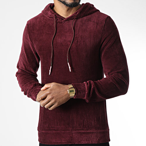 Sweat Capuche YD07 Bordeaux