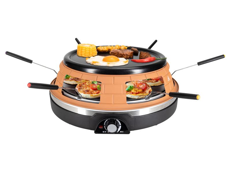 Nouvel Pizzadom für 6 Personen Pizza-, Grill- und Crêpes-Maker