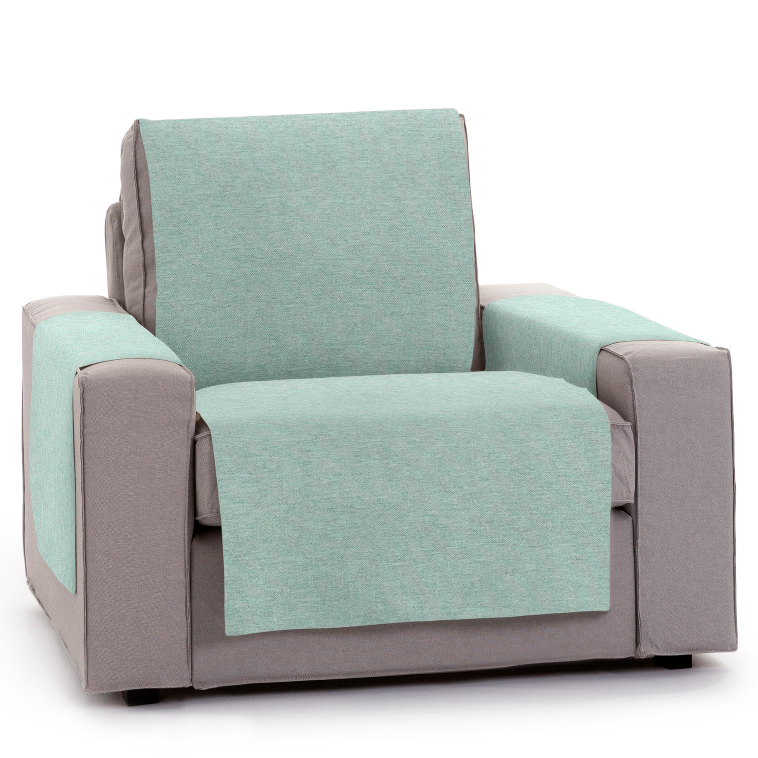 Capa protetora para sofá Vipalia de 1 lugar / Modelo Relax Green Breeze