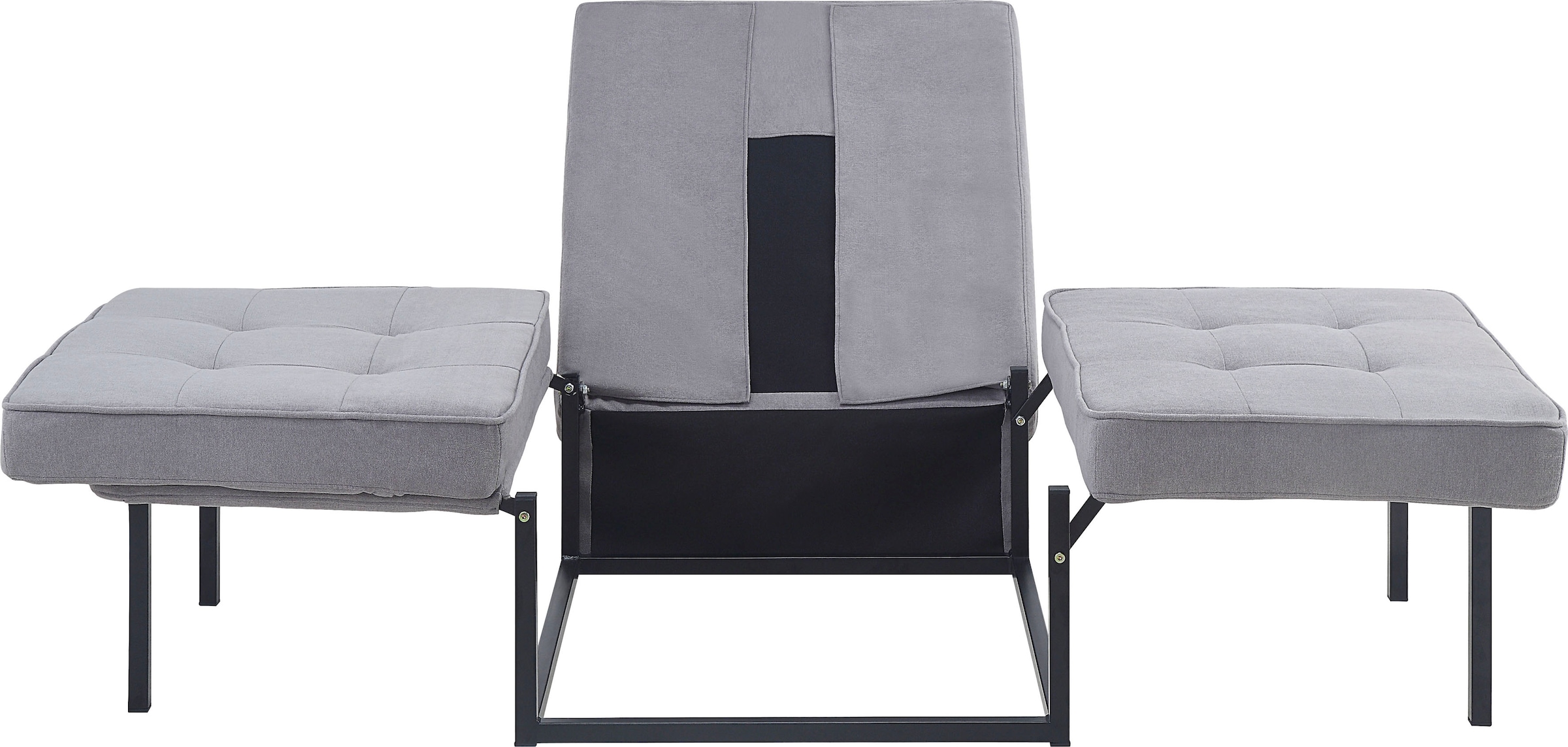 ATLANTIC home collection Schlafsofa »Finn« wandelbar zum Loungesessel, Relaxliege und Gästebett, inkl. Kissen