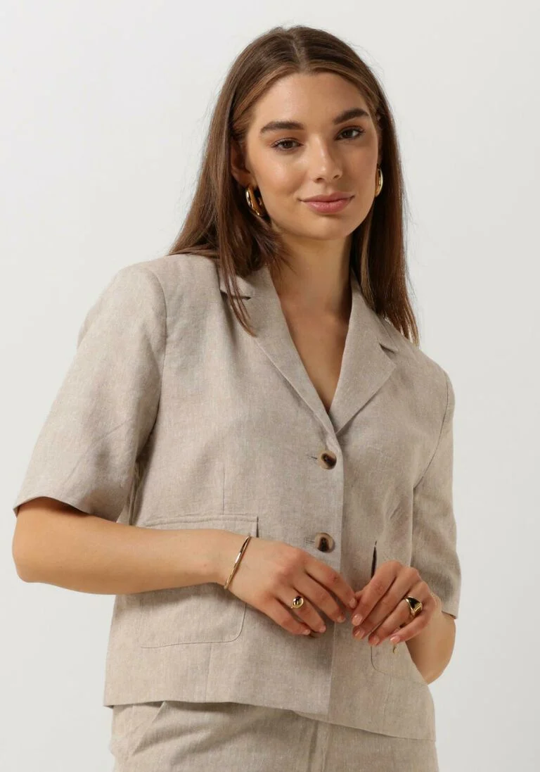Y.A.S. beige y.a.s. blazer yaslinea 2/4 short blazer
