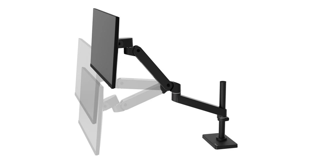 ErgotronLX Pro Desk Monitor Arm, Tall Pole monitorarm  (Zwart)