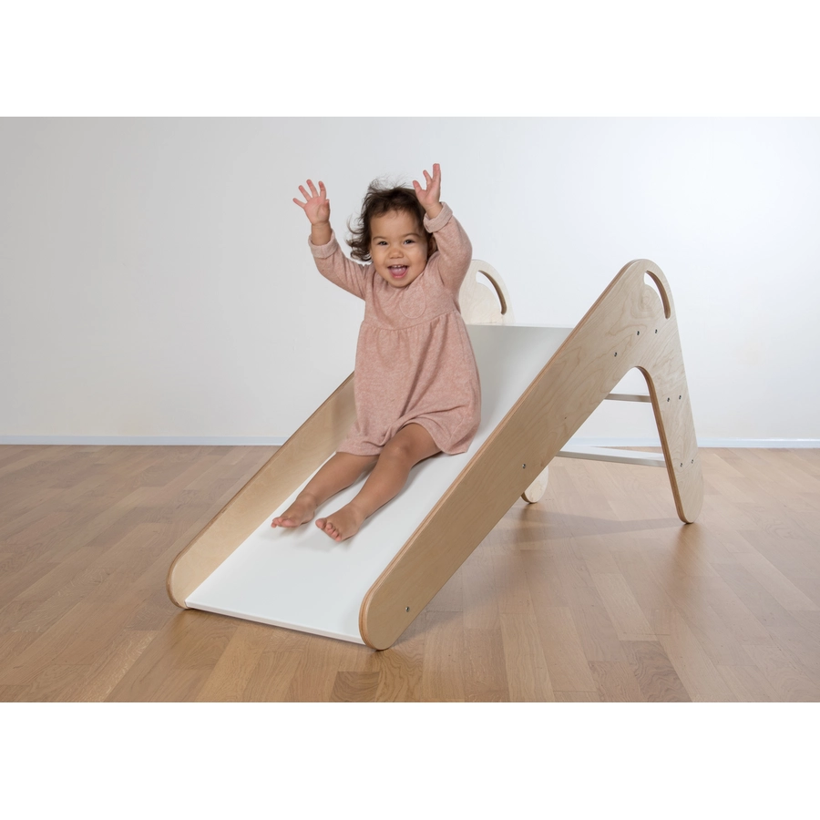 KidsBo Kinderrutsche VIVA naturweiß