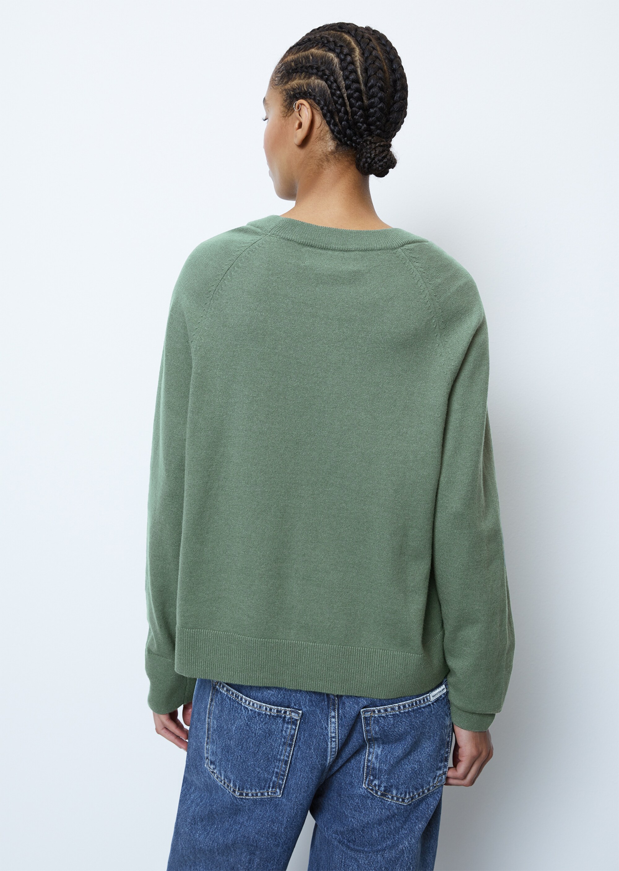 Basic Pullover regular aus Soft-Cotton-Stretch