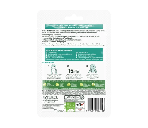 Garnier Skin Active Hydra Bomb Tuchmaske