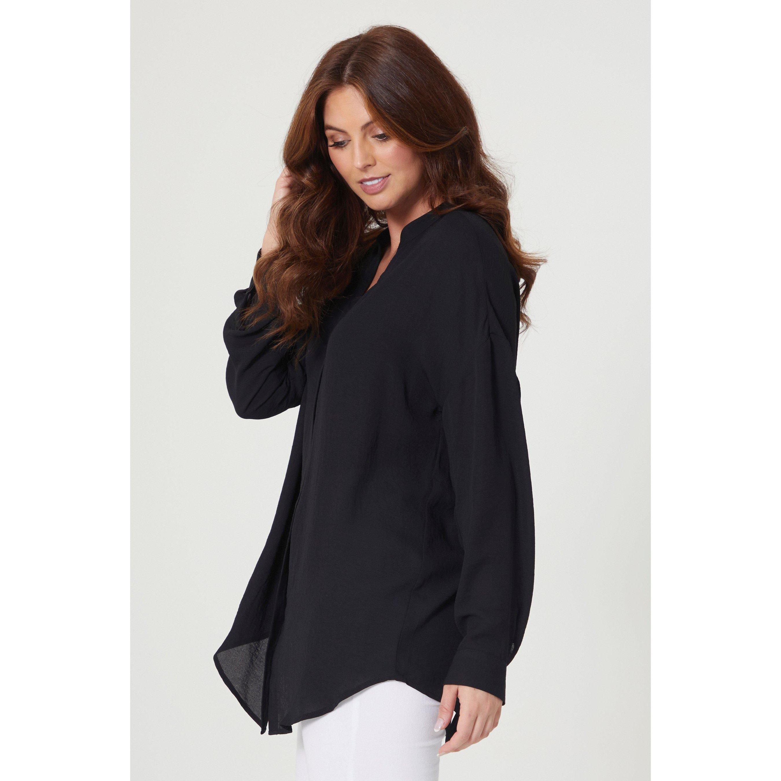Be You Long Long Sleeve V Neck Blouse
