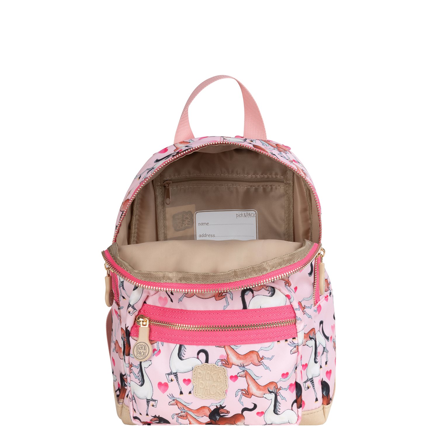 Pick & Pack Magic Horses Backpack S pink