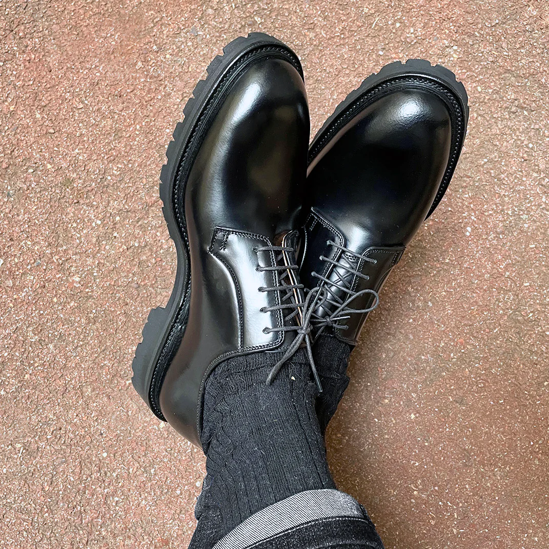 CROCKETT AND JONES - LANARK 3 CAVALRY BLACK