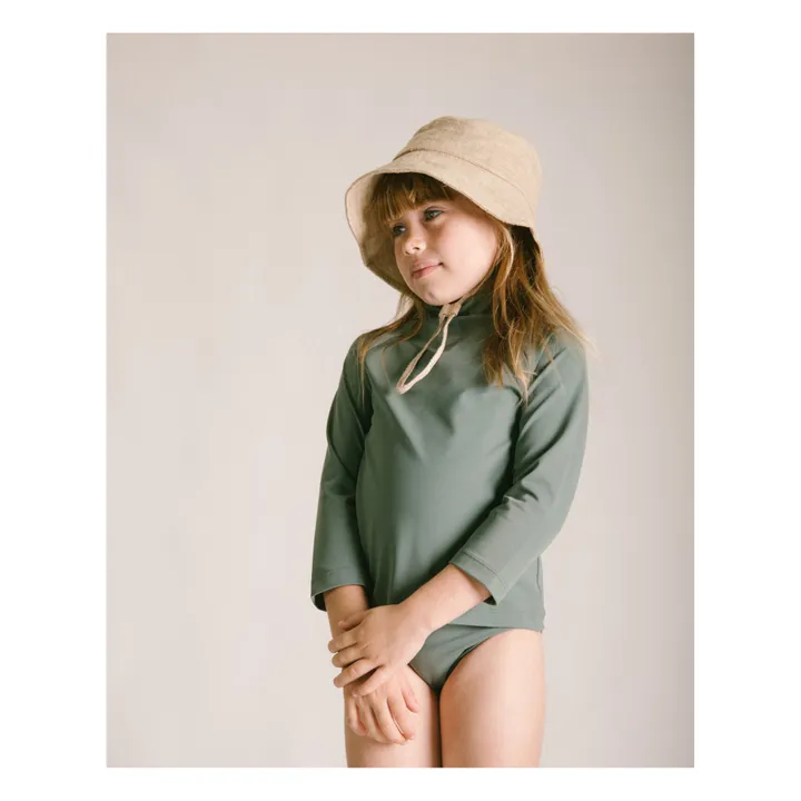 Ina Swim T-Shirt Anti-UV Matière Recyclée Nella | Vert foncé
