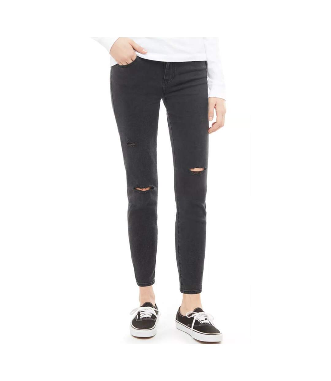 Jeans Noir Skinny Femme Vans