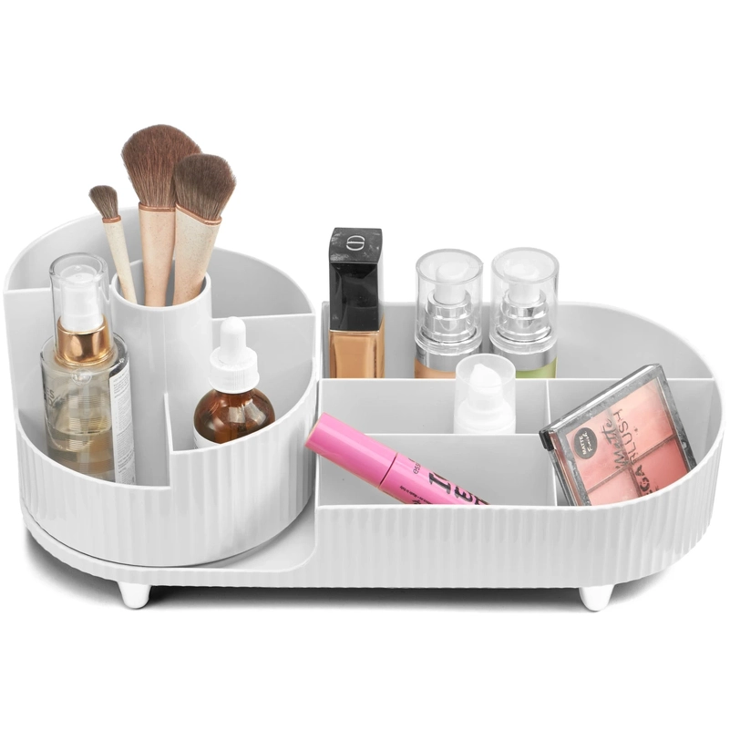 Gillian Jones Table Organizer With Rotation - White 12002-90