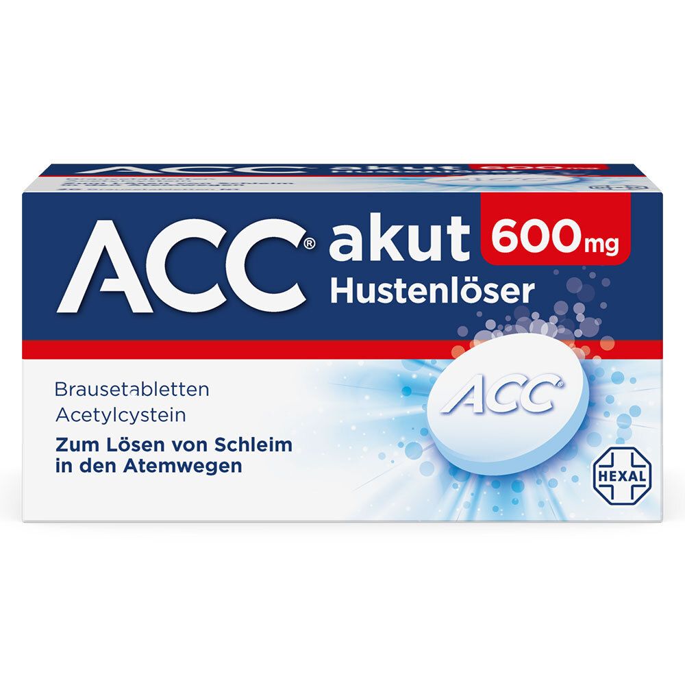 ACC® akut 600 mg Hustenlöser - Jetzt 20% Rabatt mit dem Code 