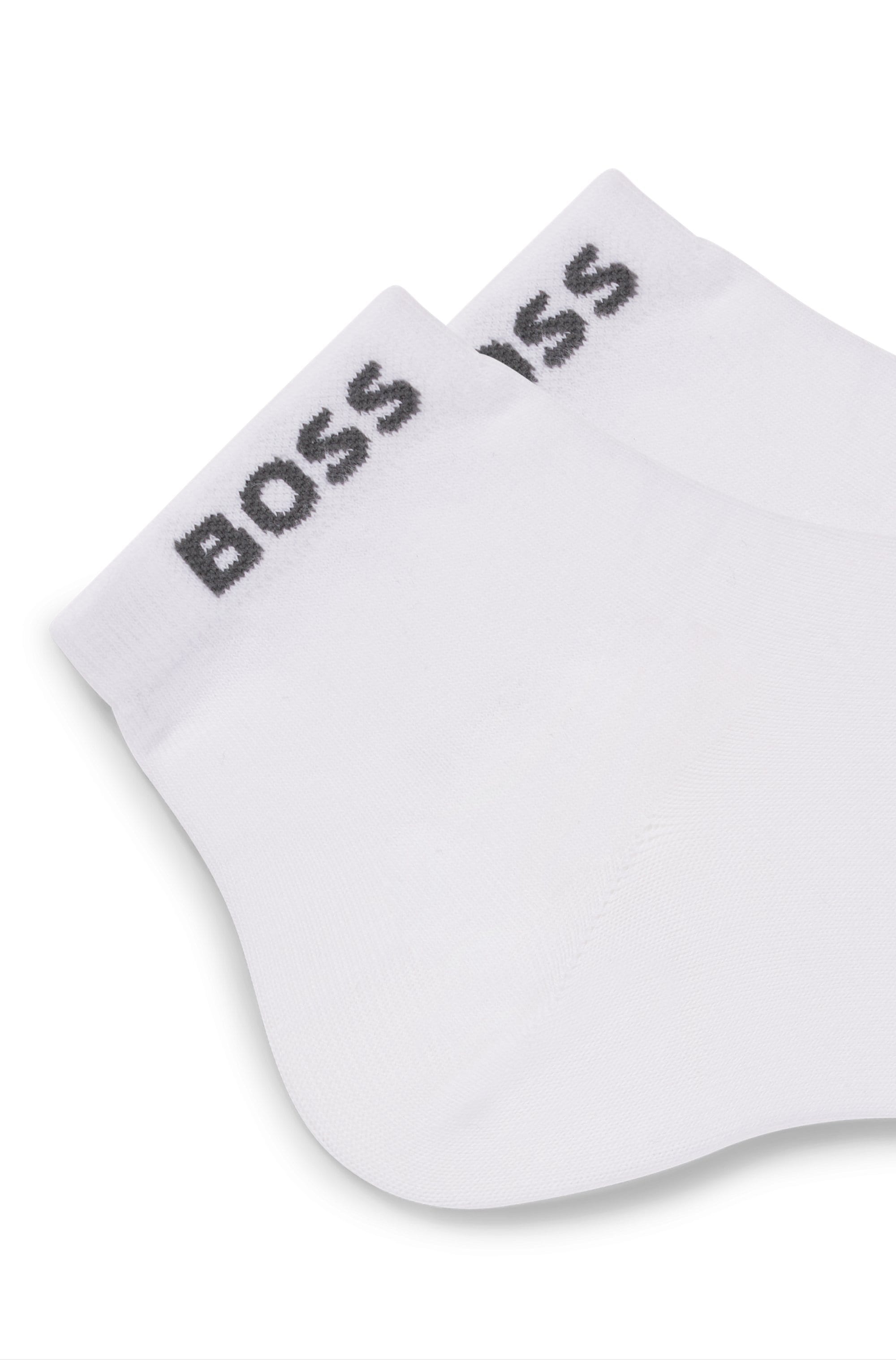 BOSS Sneakersocken Set, 2 Stk. tlg. mit eingenähtem Markenschriftzug