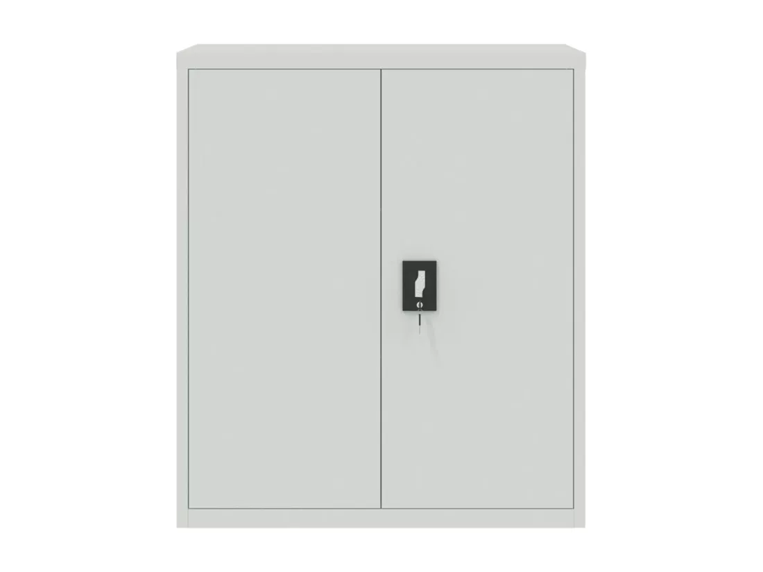 Classeur gris clair 90x40x105 cm acier