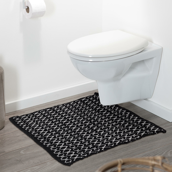 Sealskin badmat boho 60x60cm zwart