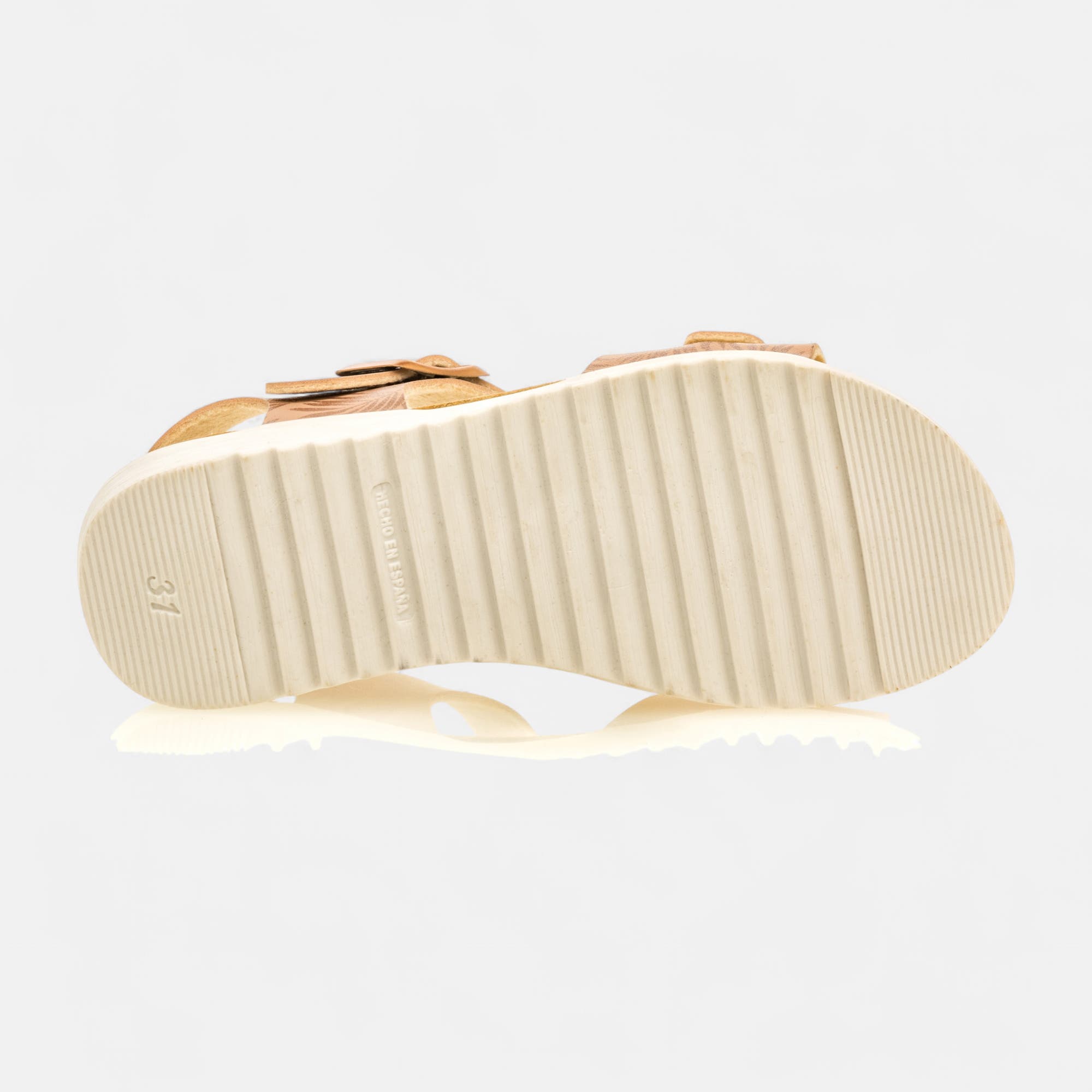 Mules semelle liège Fille rose
