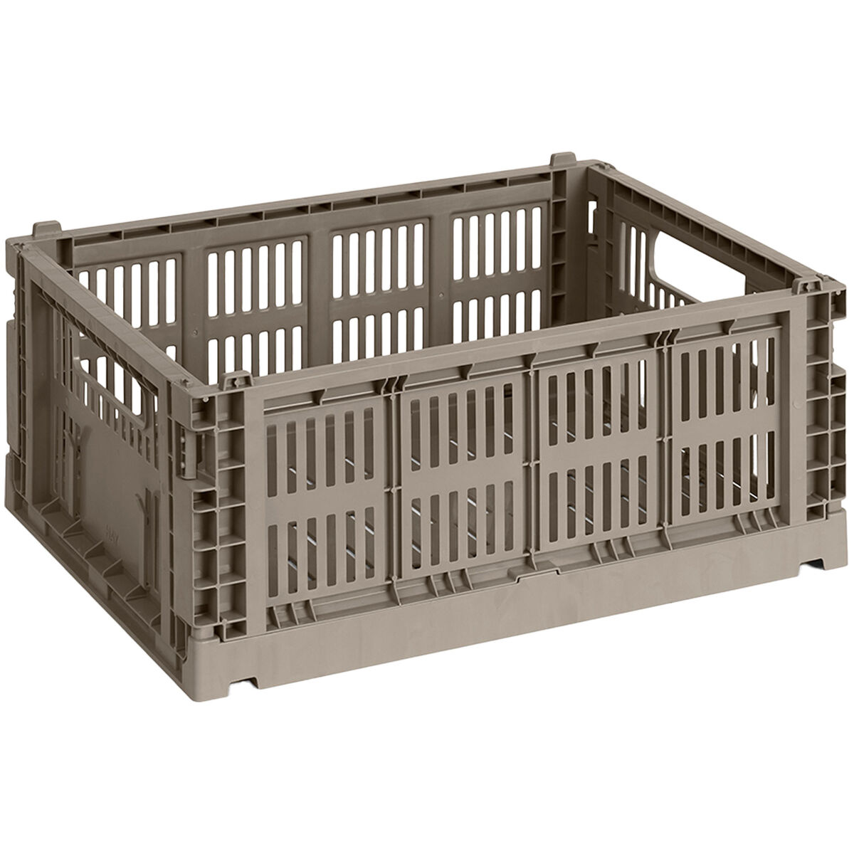 HAY Colour Crate Medium oppbevaringsboks, warm grey