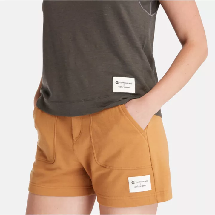 Haut sans manches Timberland x Icebreaker en laine mérinos pour femme en gris foncé