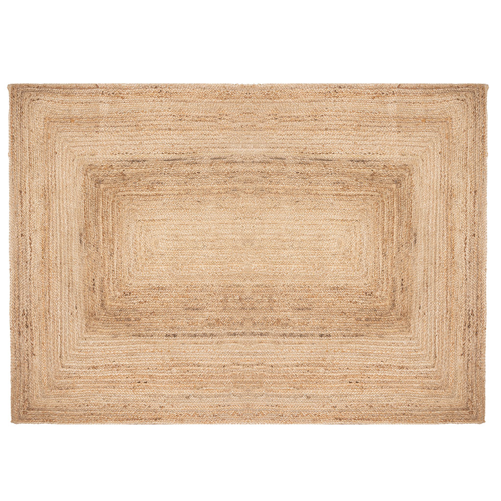 Tapis rectangulaire jute naturel 160x230cm