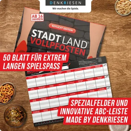 Denkriesen Stadt Land Vollpfosten - Rotlicht Edition