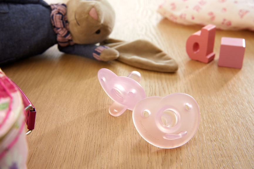 Philips Avent Soothie Heart pink 0-6m 2 stk