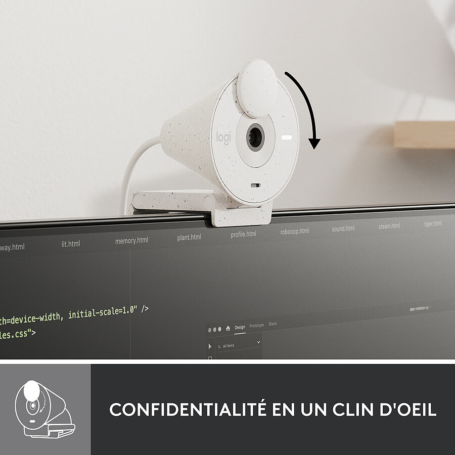 Logitech Brio 300 - Blanc