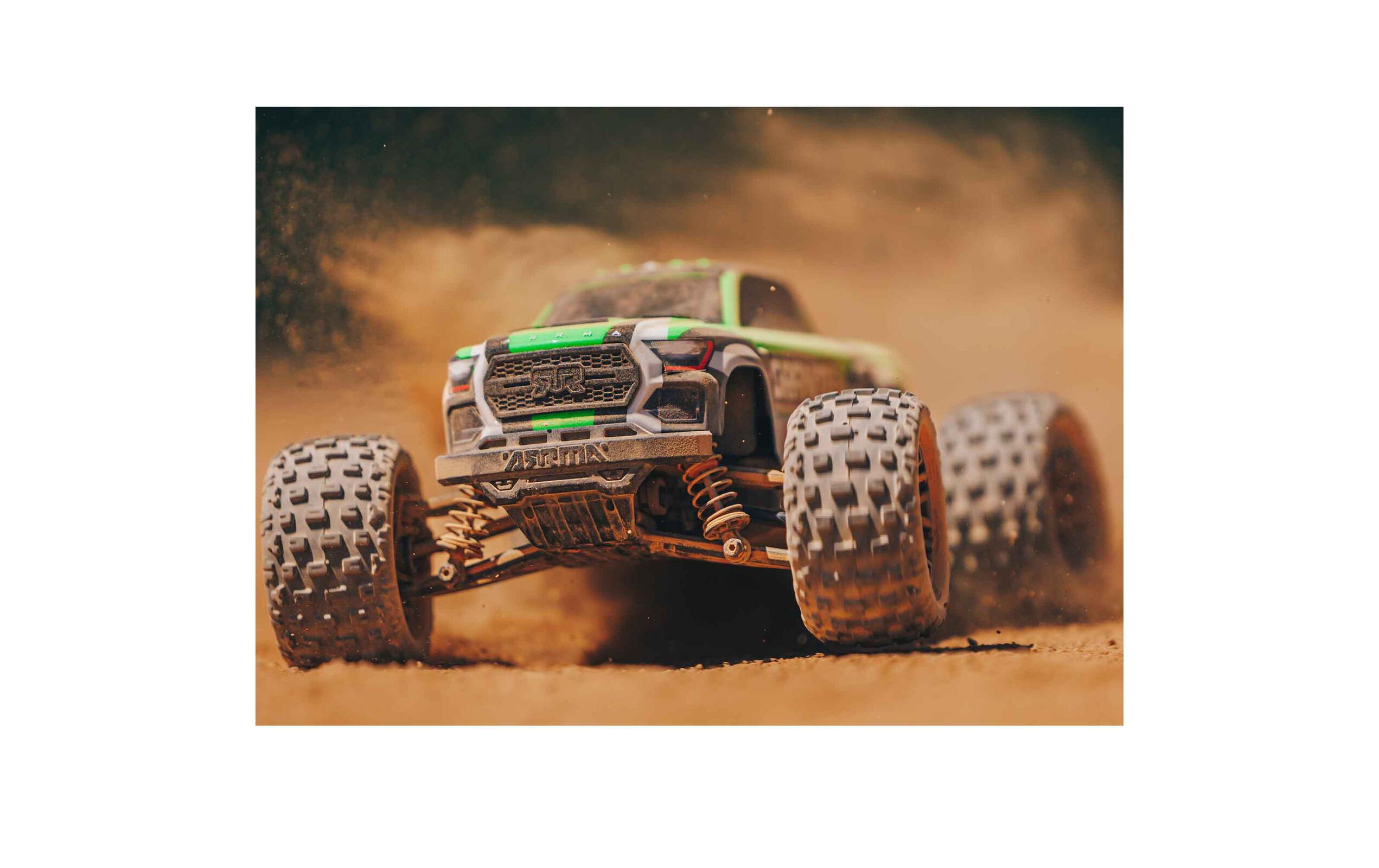 Monster Truck Granite Grom Mega 380 Grün, RTR, 1:18<br>Robuster 4wd mini Monstertruck mit Spektrum Technik