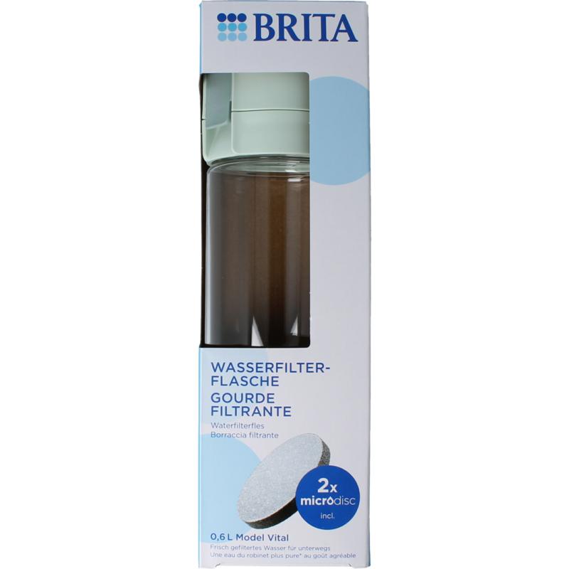 Brita Waterfles Vital Licht Groen (1 stuk)