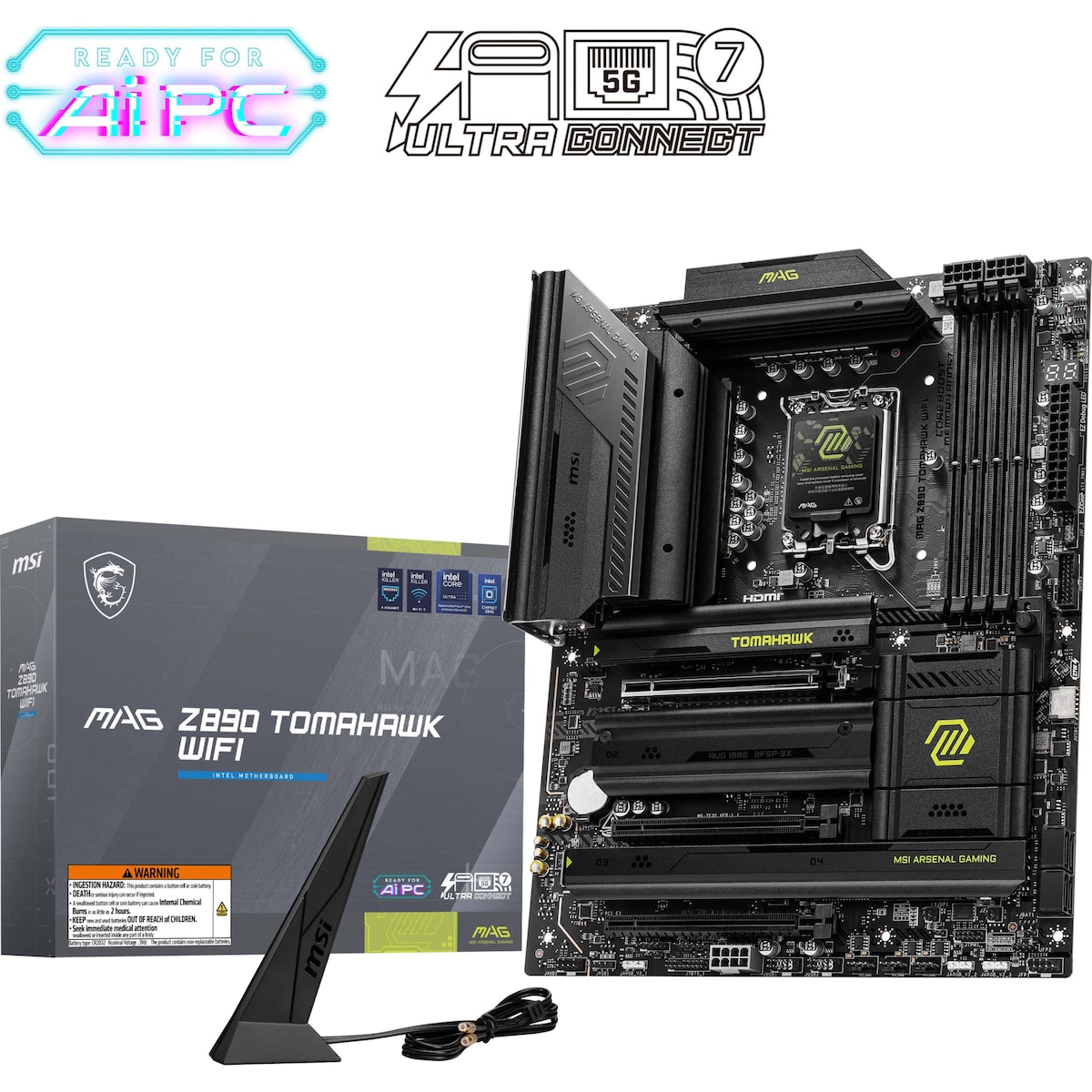 MSI MAG Z890 TOMAHAWK WIFI hovedkort