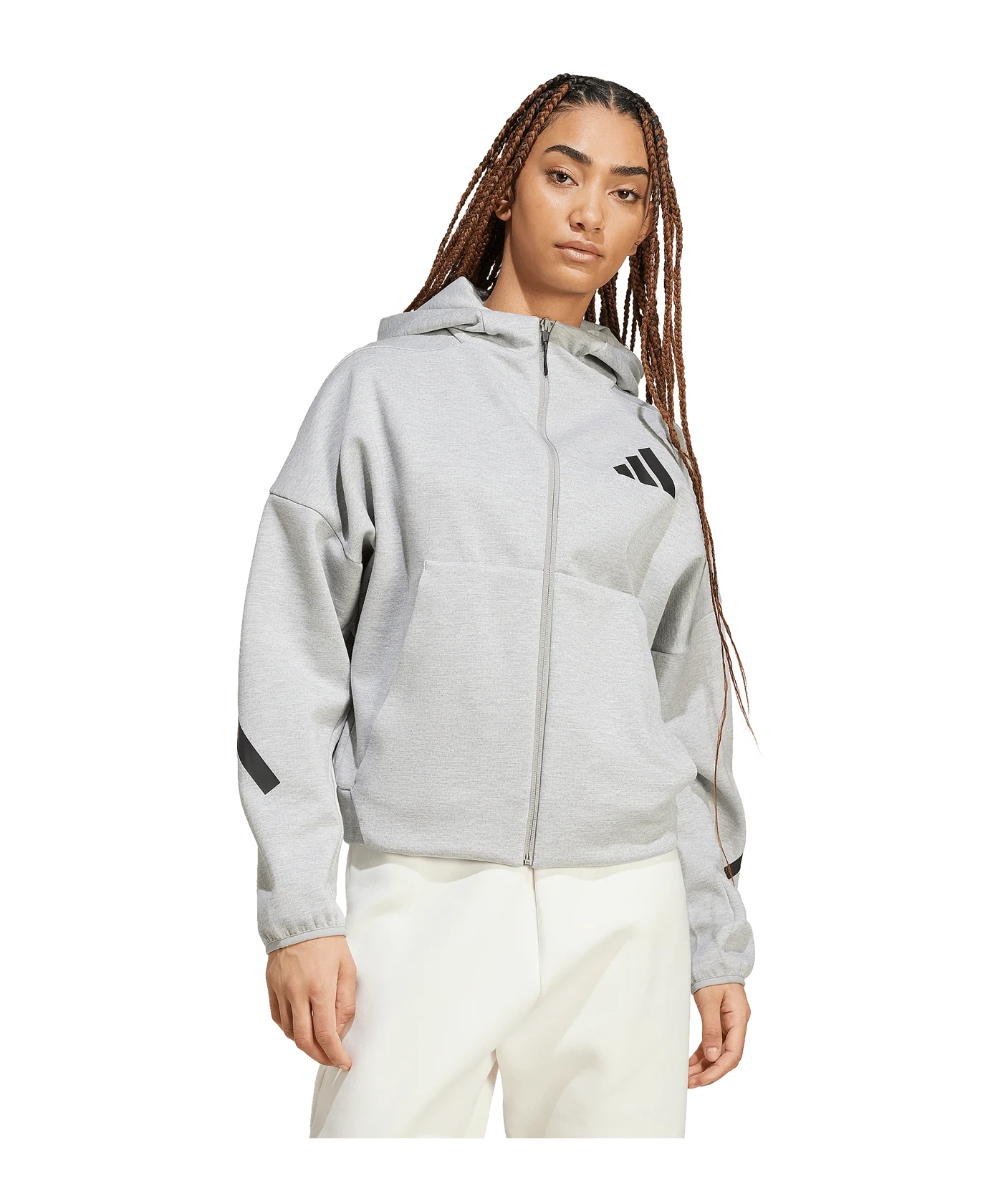 adidas Z.N.E. Jacke Damen Grau