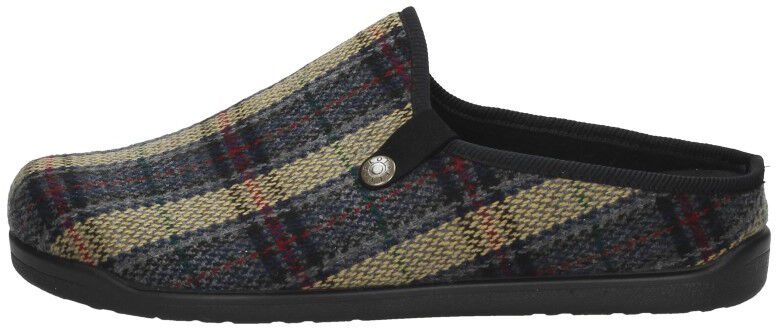 Fly Flot Pantoffels Open donkergrijs
