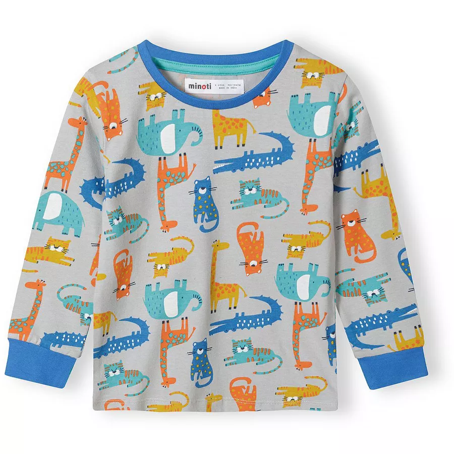 MINOTI Pyjama Grau