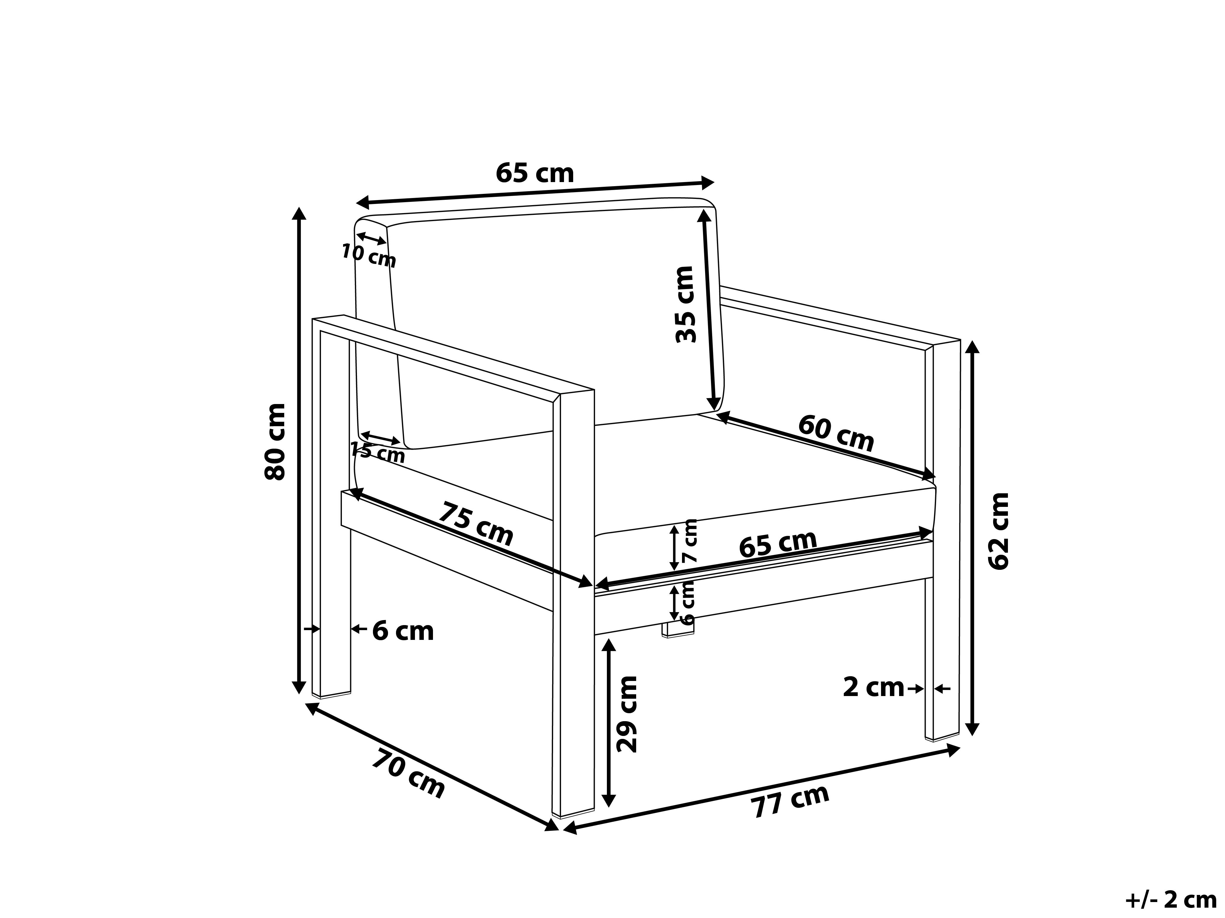 Loungeset met tafel 4-zits SALERNO Metaal Donkergrijs