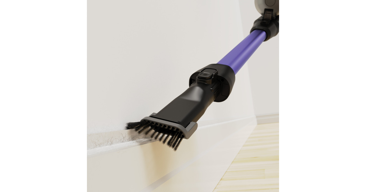 BLACK+DECKER18V 2.5Ah 4IN1 Steelstofzuiger  (Zwart/paars)