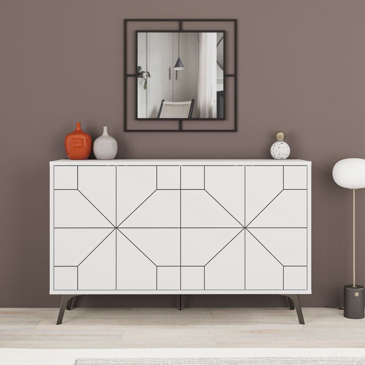 Calicosy - Dressoir met 4 deuren DUNE - B123 cm