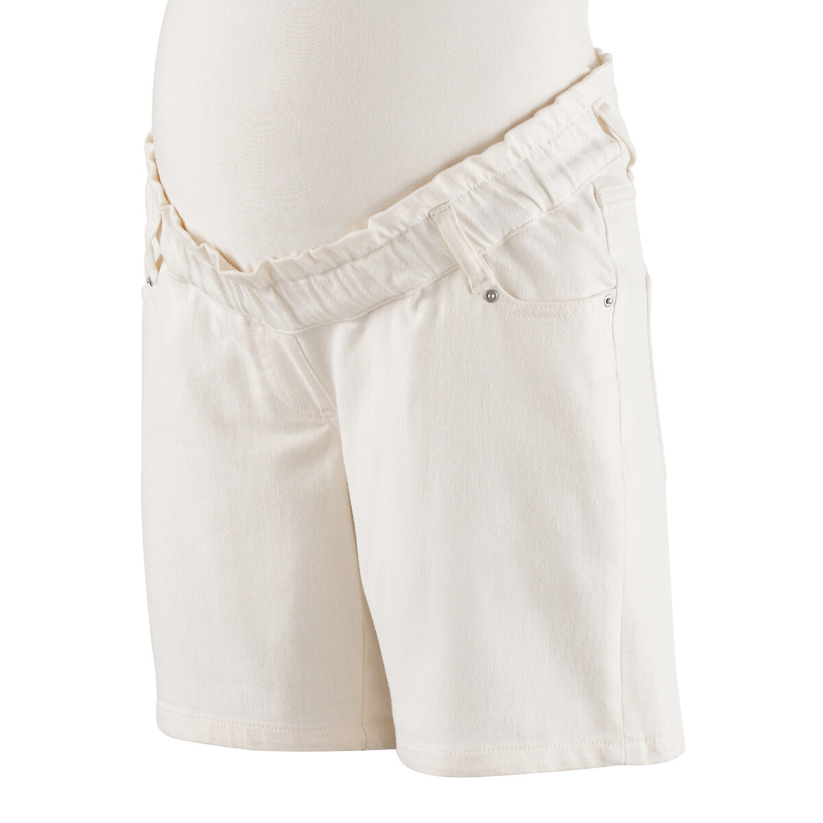COLEÇÕES LA REDOUTE<br>Shorts de maternidade em jeans
