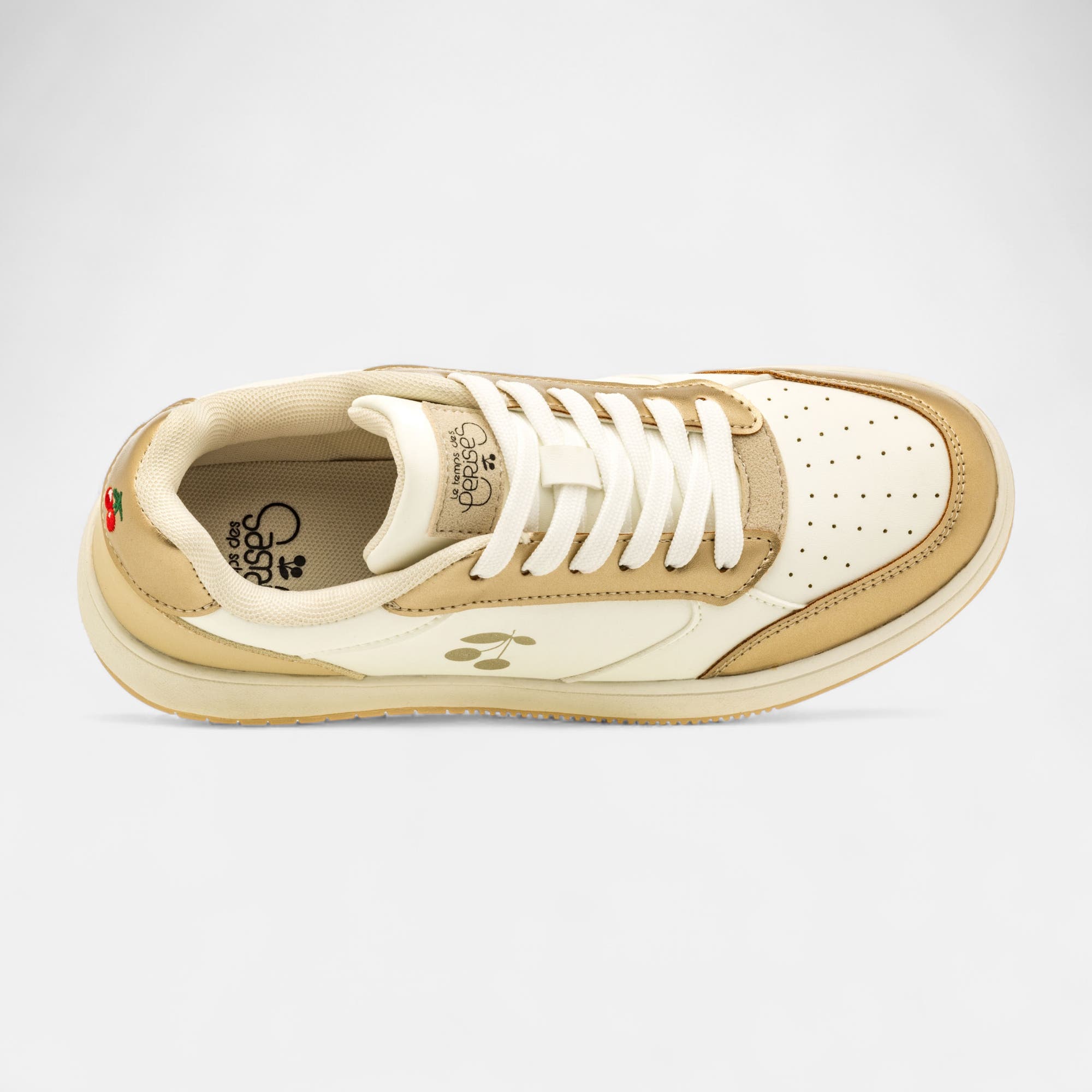 Baskets basses Femme or