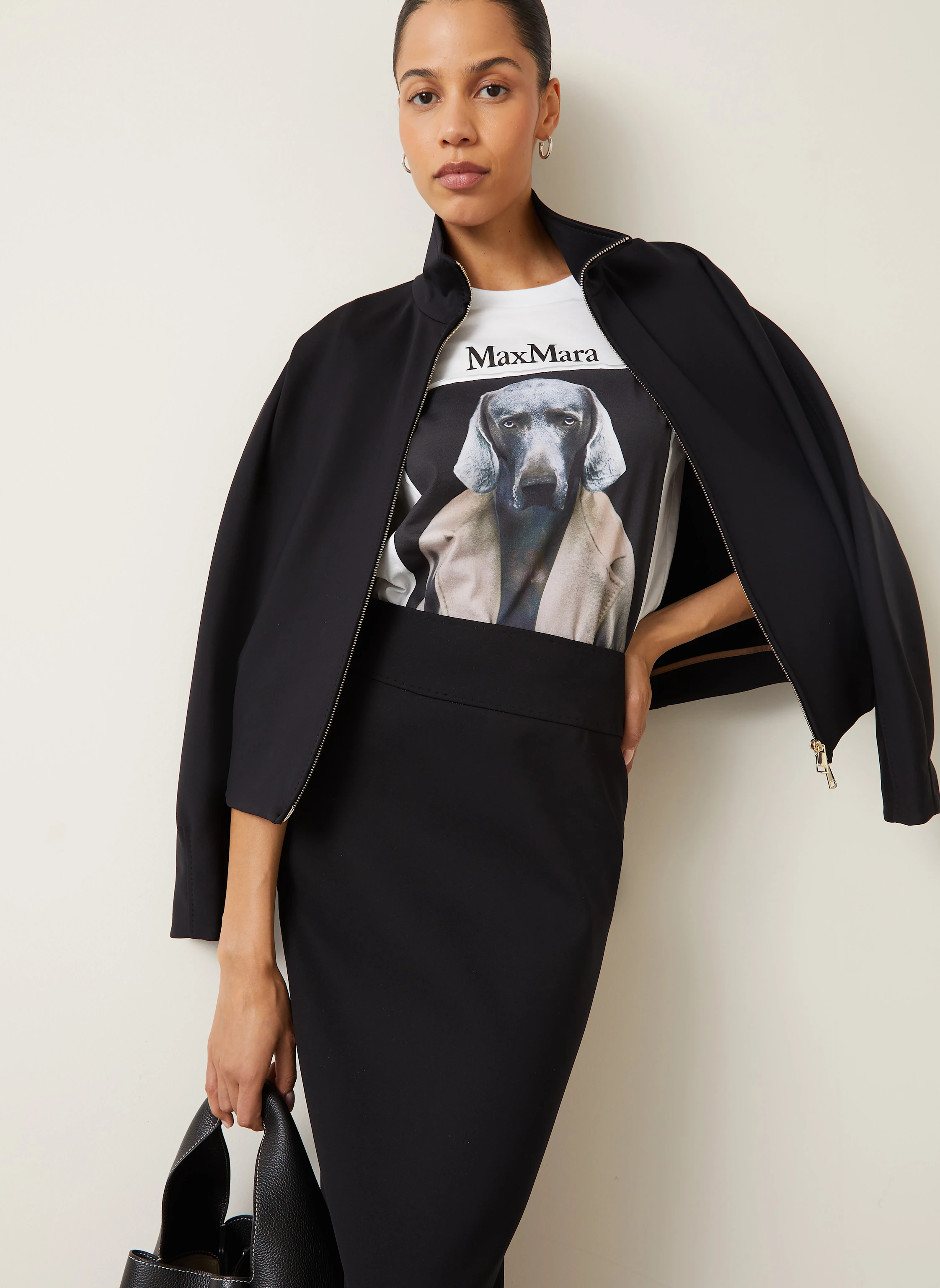 Max Mara Jerseyrock BLOCCO