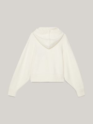 Crest Knitted Relaxed Wool Hoody