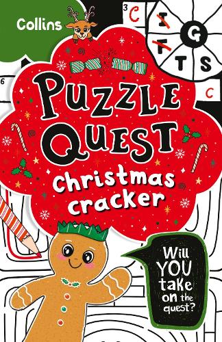 Christmas Cracker: Solve More Than 100 Puzzles in This Adventure Story for Kids Aged 7+ - Puzzle Quest (Paperback)